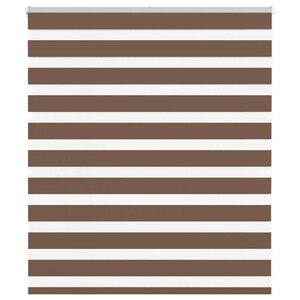 vidaXL Store zèbre marron 130x100cm largeur du tissu 125 9cm polyester