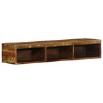 VidaXL Meuble TV mural 100x30x19 cm bois massif de récupération