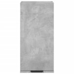 vidaXL Armoire de salle de bain murale Gris béton 32x20x67 cm