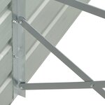 vidaXL Lit surélevé de jardin Acier galvanisé 320x40x45 cm Marron