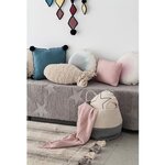 Tapis coton motif star - gris - 120 x 175