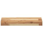 vidaXL Étagères flottantes 4 Pièces 40x20x4 cm acacia massif à l'huile
