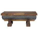 vidaXL Table basse Naturel 90 x 50 x 35 cm bois