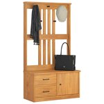 vidaXL Portemanteau SANDNES 87x40x159 5 cm bois massif pin