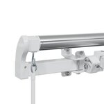 vidaXL Auvent Blanc 4 5 × 3 m Métal