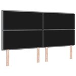 vidaXL Tête de lit Gris clair 180 cm tissu