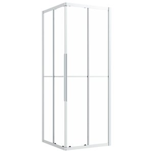 vidaXL Cabine de douche ESG dépoli 70x70x180 cm