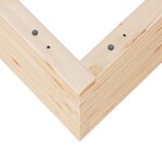 vidaXL Jardinière 50x50x68 5 cm bois de pin massif