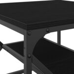 vidaXL Table basse Chêne noir 51 x 50 x 40 cm