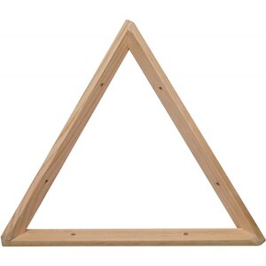Equerre triangle en pin brut 30 cm