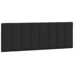 vidaXL Cadre de lit avec tête de lit Noir 140x200 cm Velours