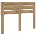 vidaXL Tête de lit Chêne artisanal 150 cm Bois d'ingénierie