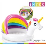 Intex Piscine pour bébé Forme de licorne 127x102x69 cm