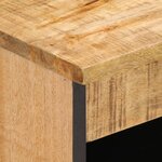 vidaXL Buffet 60x34x75 cm bois de manguier massif brut