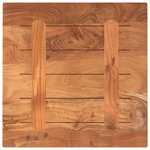 vidaXL Dessus de table 60x60x2 5 cm carré bois massif d'acacia