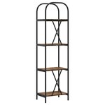 vidaXL Étagère Chêne fumé 40 x 30 x 146 cm Bois d'ingénierie