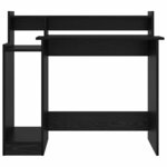 vidaXL Bureau Chêne noir 97 x 45 x 90 cm Bois d'ingénierie