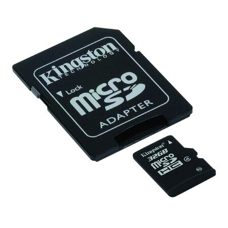 Carte mémoire Micro Secure Digital (micro SD) Kingston 32 Go SDHC Class 4