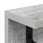vidaXL Porte-manteau mural Sonoma gris 40 x 10.5 x 10.5 cm