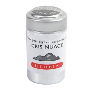 Boîte de 6 cartouches d'encre standard Gris nuage x 6 HERBIN