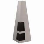 vidaXL Braise Marron 35 x 35 x 100 cm Acier résistant aux intempéries