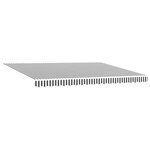 vidaXL Auvent rétractable électrique Anthracite et blanc 5 x 3 m