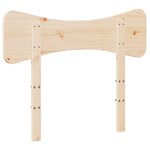 vidaXL Tête de lit 90 cm bois massif de pin
