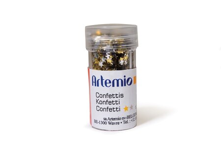 Confettis métallisés Étoiles 5 grammes - Artémio