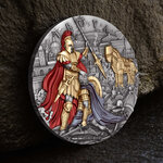 TROYA 2 Once Argent Monnaie 5 Dollars Niue 2024