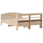 vidaXL Cadre de lit sans matelas 150x200 cm bois de pin massif