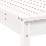 vidaXL Ensemble de bar de jardin 7 Pièces blanc bois de pin massif