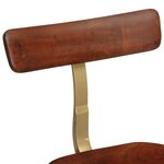 vidaXL Tabourets de bar lot de 2 49x43x88 cm bois de manguier massif