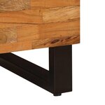 vidaXL Meuble d'appoint Marron 40 x 33 x 75 cm Bois de mangue massif
