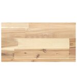 vidaXL Étagères flottantes 4 Pièces 60x20x4 cm acacia massif non traité