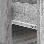 vidaXL Table basse Sonoma gris 49 x 50 x 37 cm Bois d'ingénierie