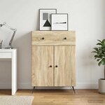 vidaXL Buffet Chêne Sonoma 66 x 34 5 x 90 cm Bois d'ingénierie