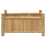 vidaXL Jardinière 50x30x25 cm bambou