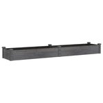 vidaXL Lit surélevé de jardin doublure 240x45x25 cm bois massif sapin