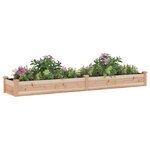 vidaXL Lit surélevé de jardin doublure 240x45x25 cm bois massif sapin