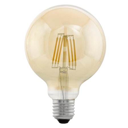 Ampoule led style vintage e27 g95 eglo amber 11522