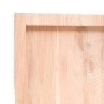 vidaXL Étagère murale 180x50x(2-4) cm bois de chêne massif non traité