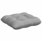 vidaXL Coussins de siège 4 Pièces Gris nuage 40 x 40 x 12 cm tissu