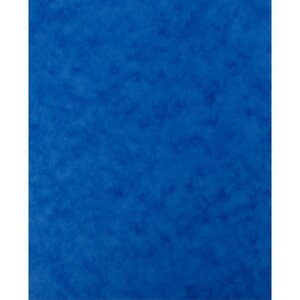 Protège-cahier en carte lustrée bleu  format 18 x 22 cm