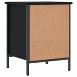 vidaXL Armoire à chaussures noir 38x35x50 cm bois d'ingénierie