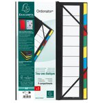 Trieur rigide ORDONATOR 9 comp ass. EXACOMPTA