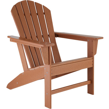 Tectake Chaise de jardin Janis  - marron
