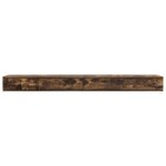 vidaXL Tiroirs de lit avec tiroir Chêne fumé 200 x 36.5 x 16.5 cm