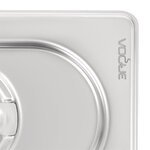 Couvercle bac gastro inox 18/10 - gn 1/9 - vogue -  - inox