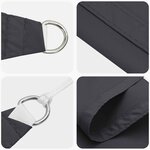 vidaXL Voile d'ombre Oxford enduit de PU