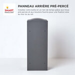Boîte à colis incurvée 1 porte Large Gris foncé Acier galvanisé SMART PARCEL BOX™